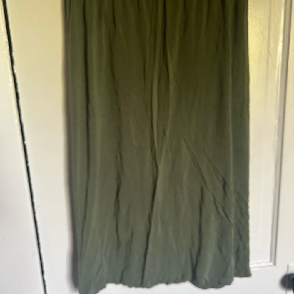 Olive Green Maxi Skirt